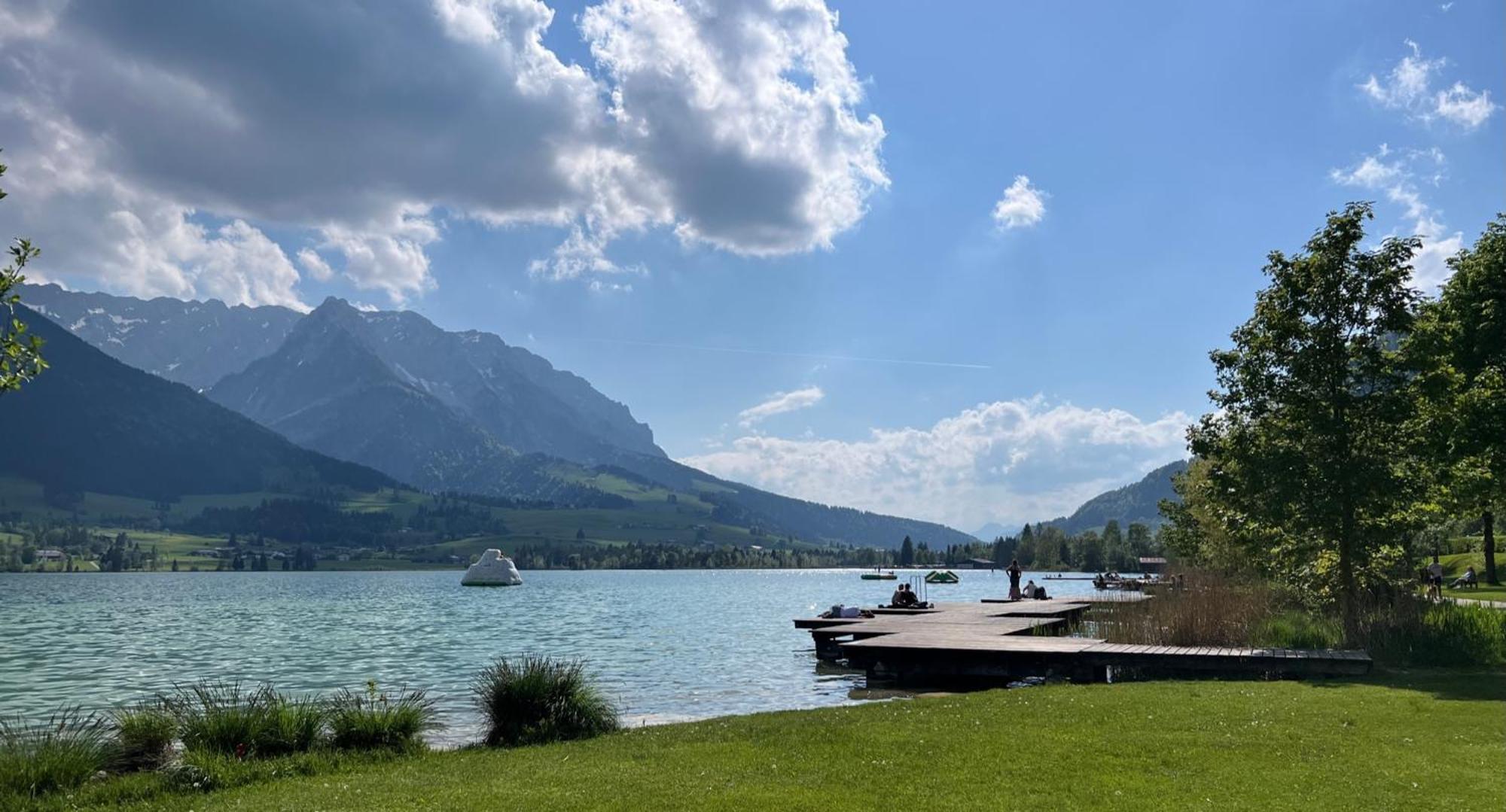 Apartment Seeglueck Am Walchsee - Sehr Stylisch, Zentral Und Neuerbaut Luaran gambar